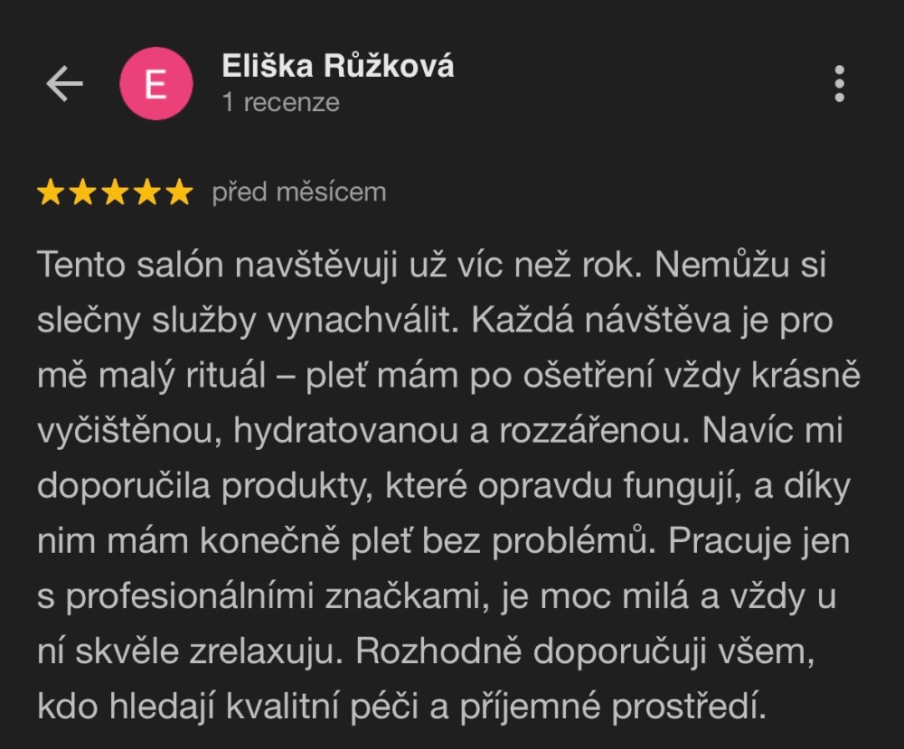 Recenze kosmetika Plzeň